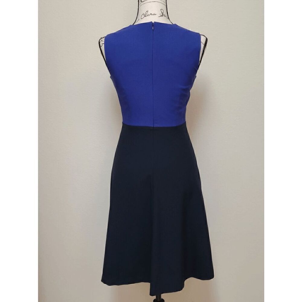 TALBOTS Colorblock Tri-color A-line Sleeveless Dr… - image 6